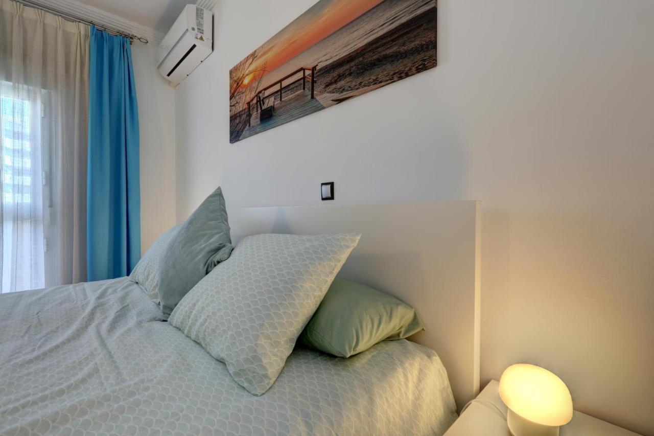 074 - Fabulous Sea View Apartment In Benal Beach Complex 베날마데나코스타 외부 사진
